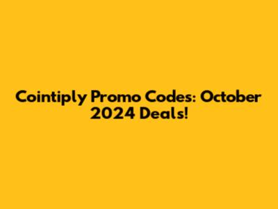 Cointiply Promo Codes: October 2024 Deals!