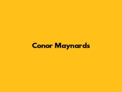 Conor Maynard's 