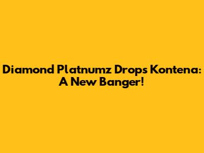 Diamond Platnumz Drops "Kontena": A New Banger!