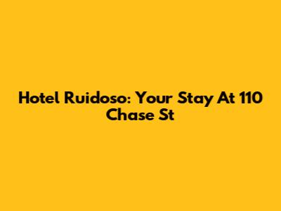 Hotel Ruidoso: Your Stay At 110 Chase St