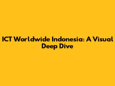ICT Worldwide Indonesia: A Visual Deep Dive