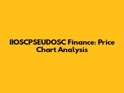 IIOSCPSEUDOSC Finance: Price Chart Analysis