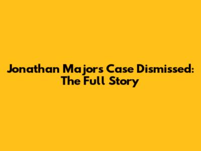 Jonathan Majors Case Dismissed: The Full Story