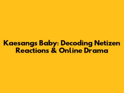 Kaesang's Baby: Decoding Netizen Reactions & Online Drama