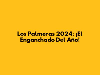 Los Palmeras 2024: ¡El Enganchado Del Año!