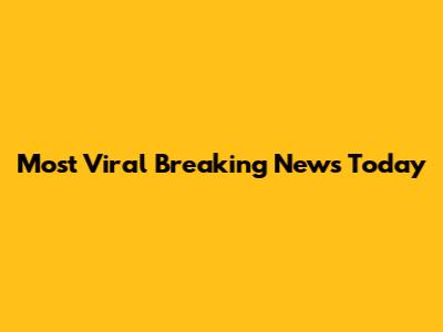 Most Viral Breaking News Today
