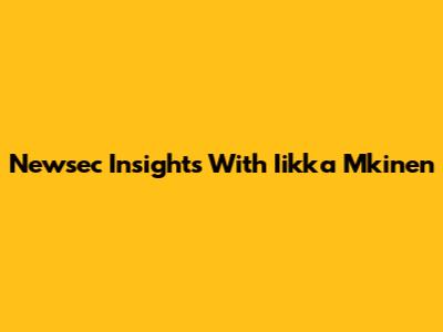 Newsec Insights With Iikka Mkinen