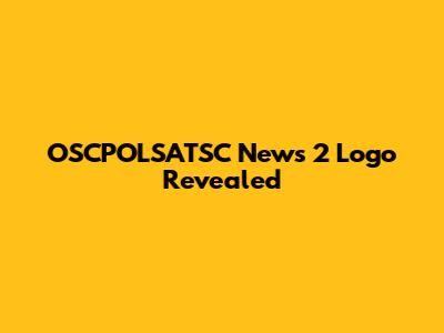 OSCPOLSATSC News 2 Logo Revealed