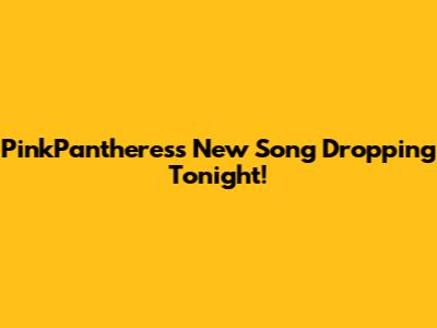 PinkPantheress New Song Dropping Tonight!