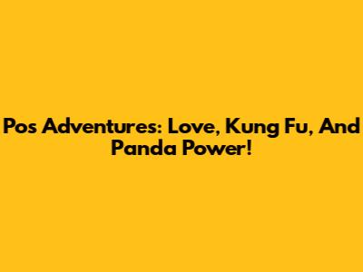 Po's Adventures: Love, Kung Fu, And Panda Power!