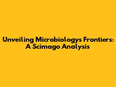 Unveiling Microbiology's Frontiers: A Scimago Analysis