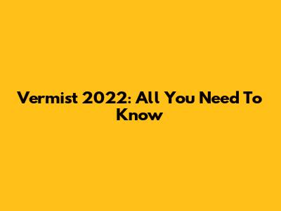 Vermist 2022: All You Need To Know