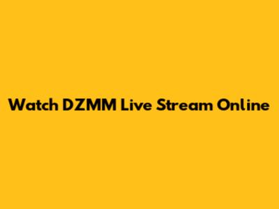 Watch DZMM Live Stream Online
