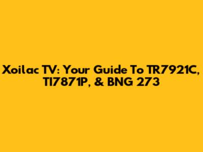 Xoilac TV: Your Guide To TR7921C, TI7871P, & BNG 273