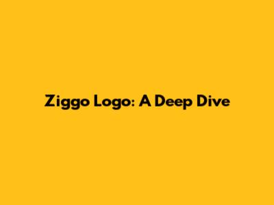 Ziggo Logo: A Deep Dive